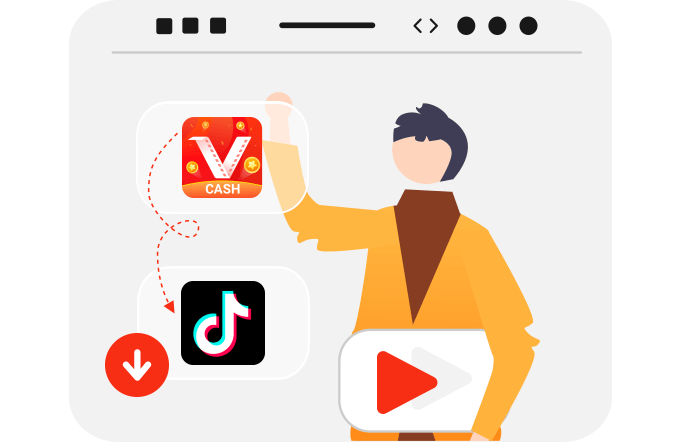 How to download TikTok Videos by VidMate Cash