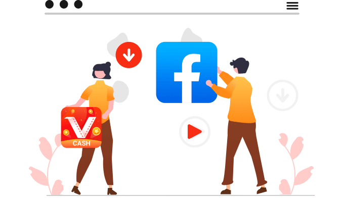 How to download Facebook Videos by VidMate Cash